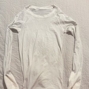 lululemon athletica White Long Sleeve Top